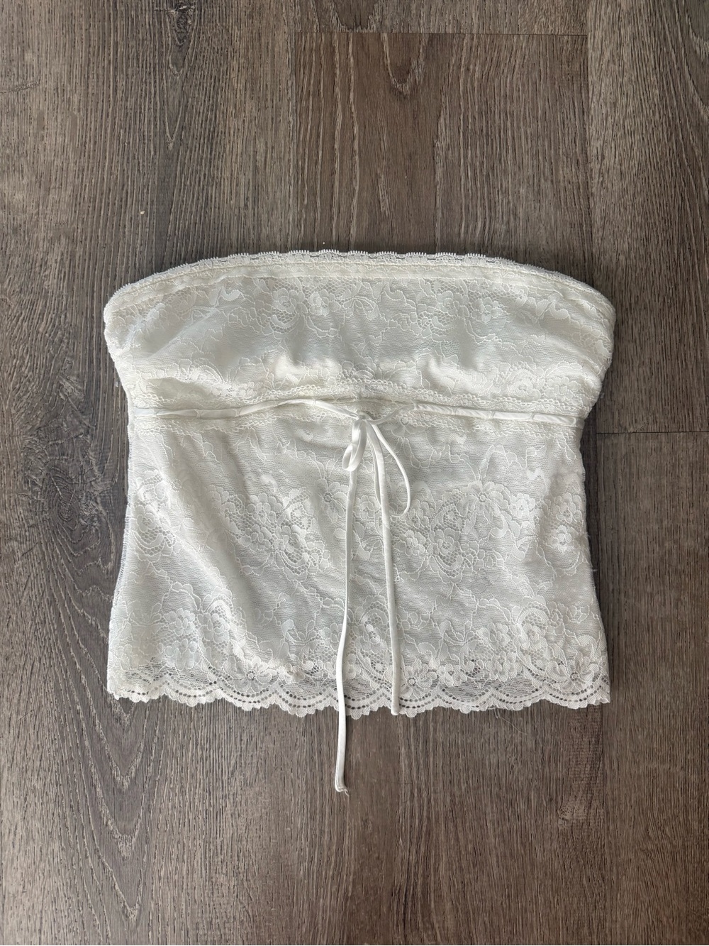 Strapless Lace Tube Top